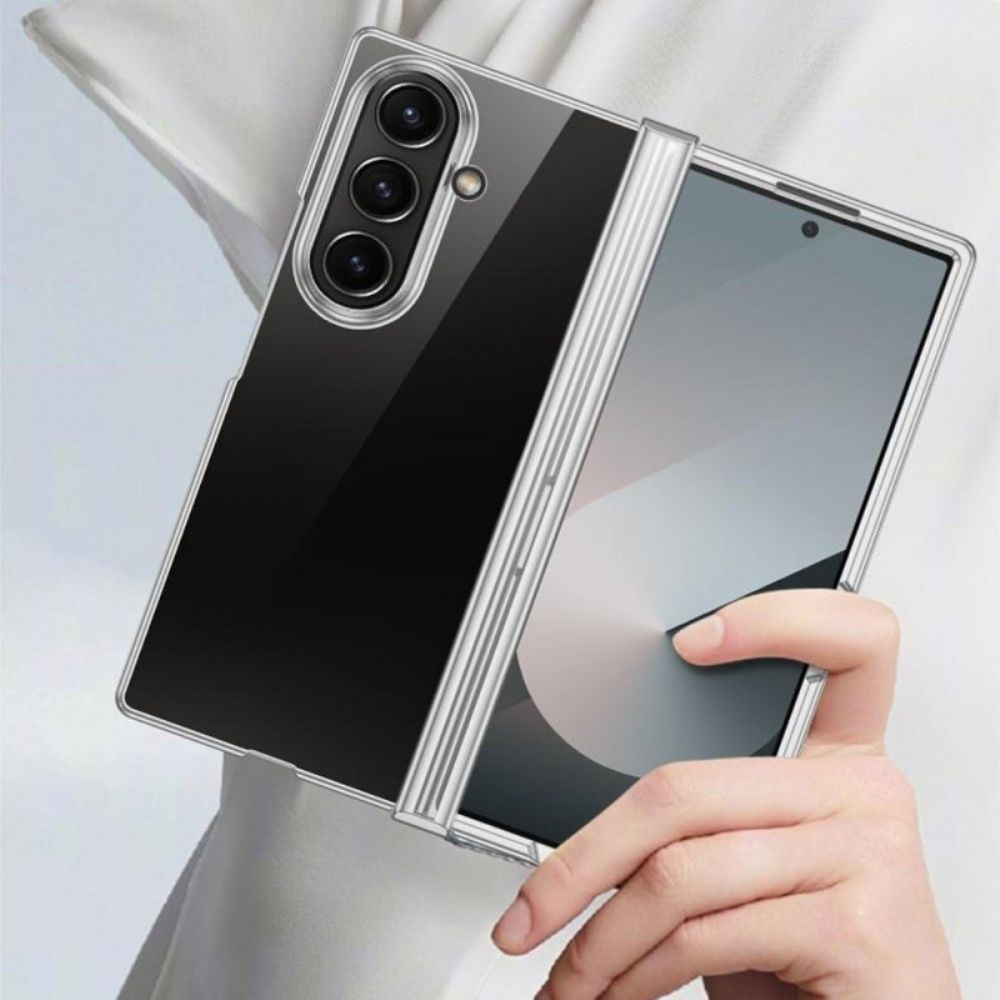 Hoesje Voor Samsung Galaxy Z Fold 7 Metal Effect Scharnier Design