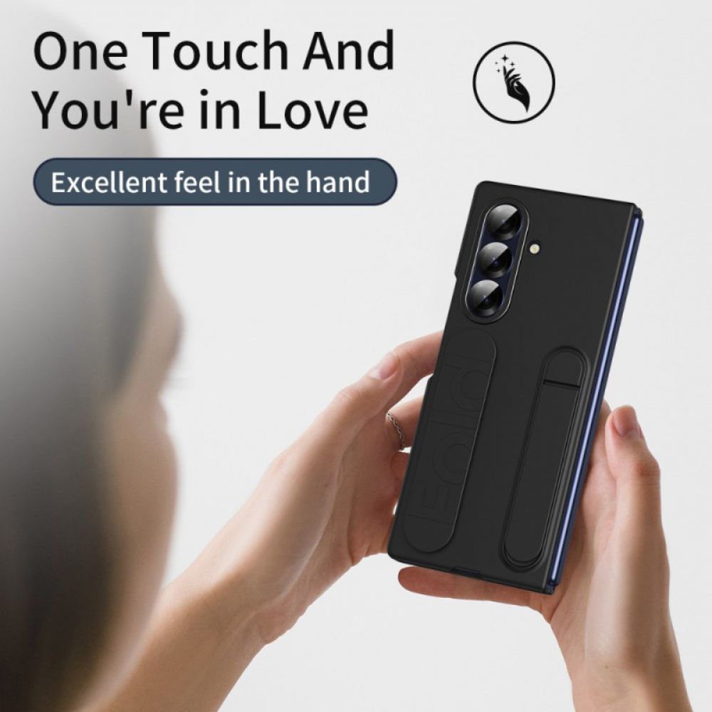 Hoesje Voor Samsung Galaxy Z Fold 7 Standaard En Polsbandje