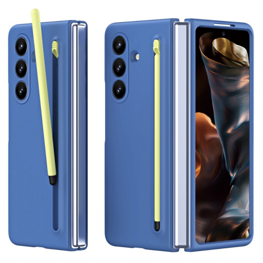 Hoesje Voor Samsung Galaxy Z Fold 7 Stylus En Gehard Glazen Schermbeschermer