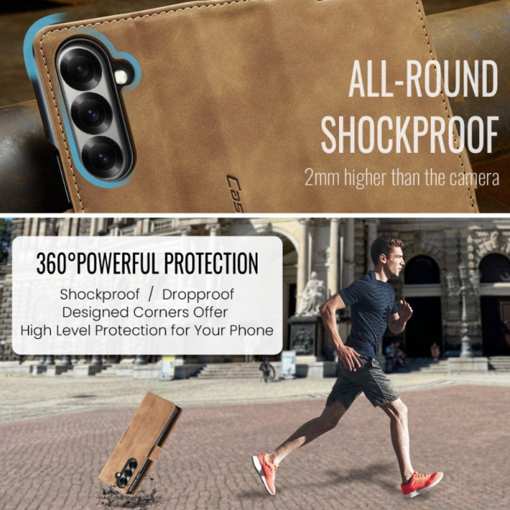 Leren Hoesje Samsung Galaxy Z Fold 7 Caseme Bescherming Hoesje