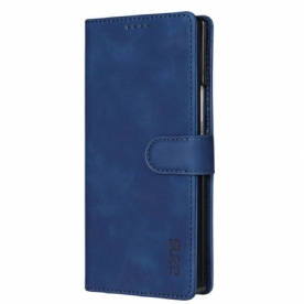 Leren Hoesje Voor Samsung Galaxy Z Fold 7 Azns Suède-effect