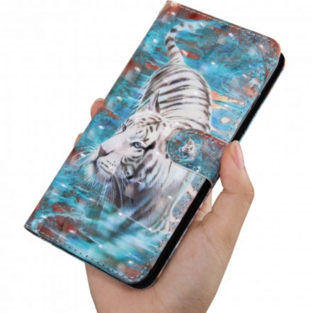 Folio-hoesje voor Xiaomi Redmi 6A Tijger In Het Water