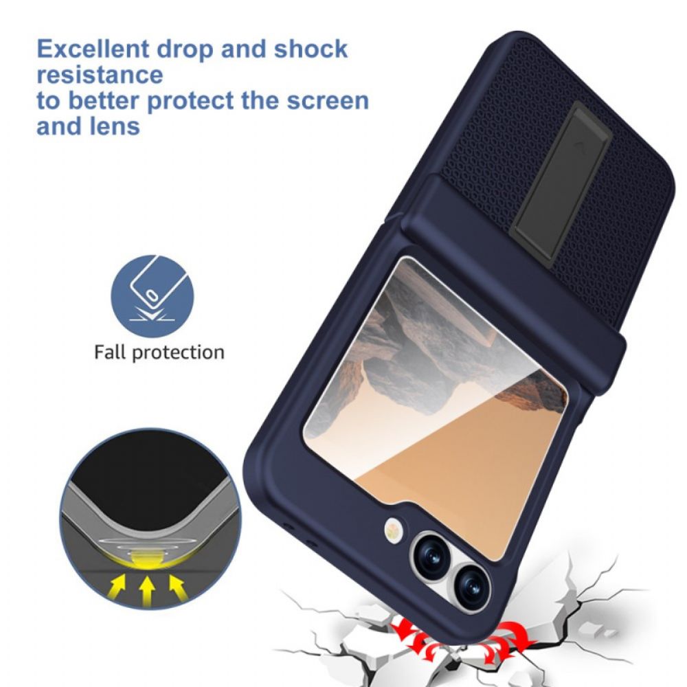 Case Hoesje Samsung Galaxy Z Flip 7 Fe Telefoonhoesje Geïntegreerde Standaard