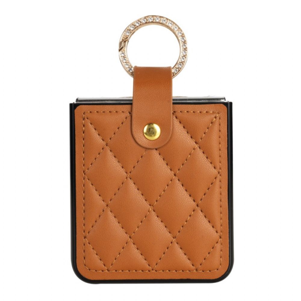 Case Hoesje Samsung Galaxy Z Flip 7 Fe Telefoonhoesje Klassiek Gewatteerd