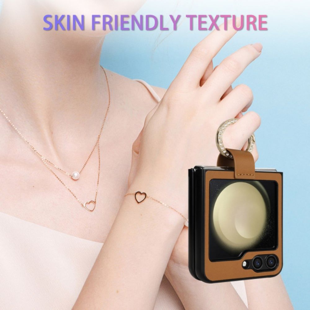 Case Hoesje Samsung Galaxy Z Flip 7 Fe Telefoonhoesje Klassiek Gewatteerd