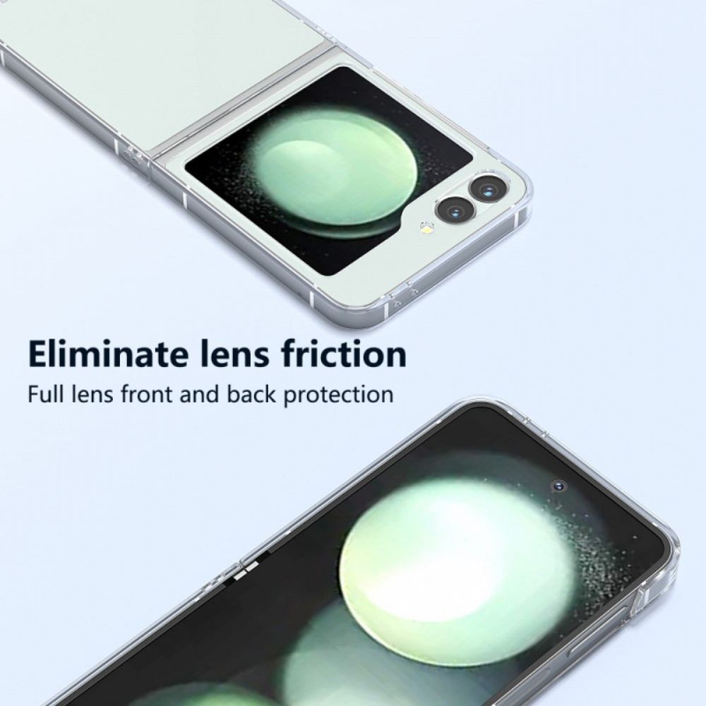 Case Hoesje Samsung Galaxy Z Flip 7 Fe Telefoonhoesje Stevig Transparant