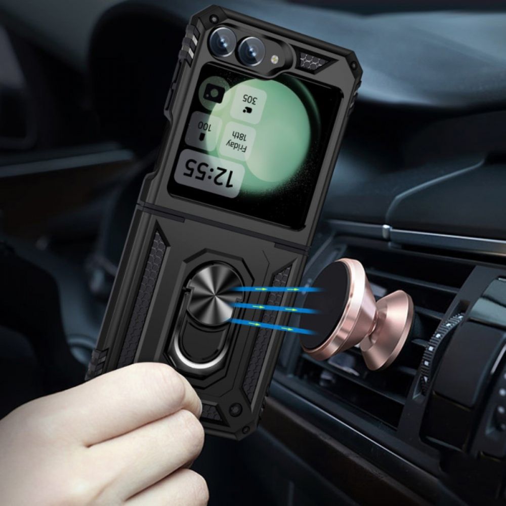 Case Hoesje Samsung Galaxy Z Flip 7 Fe Telefoonhoesje Ultraduurzame Ringhouder