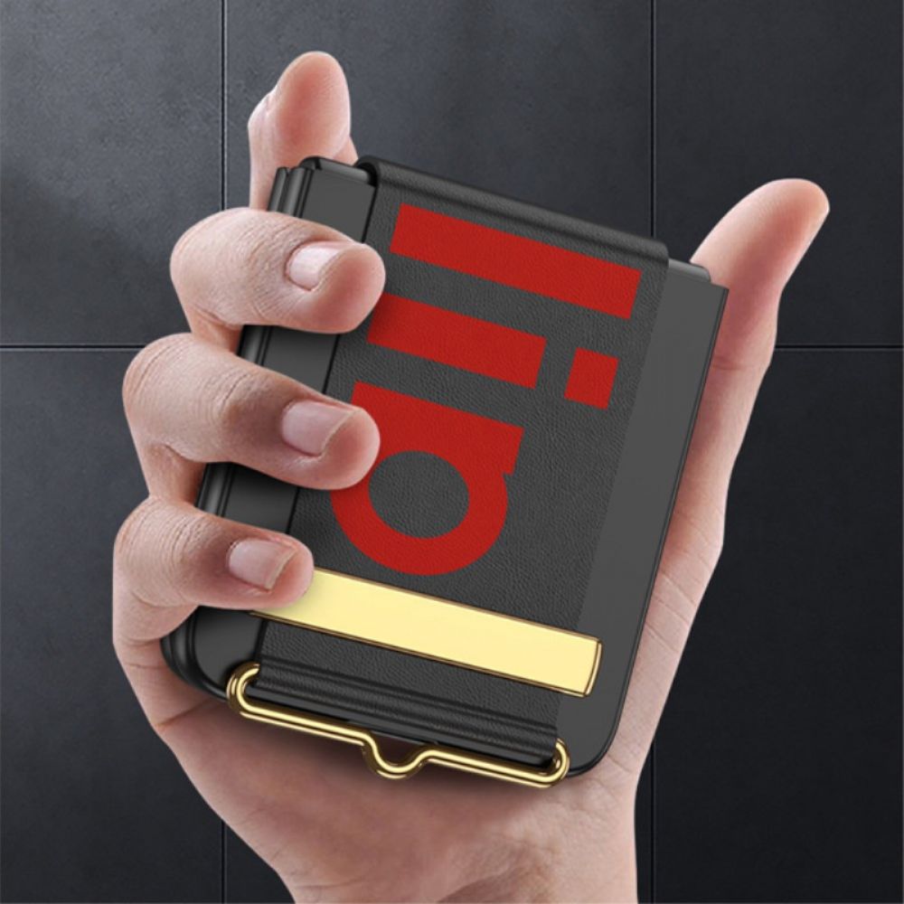 Cover Hoesje Samsung Galaxy Z Flip 7 Fe Telefoonhoesje Bandje & Achterkant Schermbeschermer Gkk