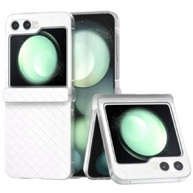 Cover Hoesje Samsung Galaxy Z Flip 7 Fe Telefoonhoesje Geweven Structuur