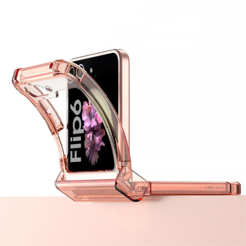 Cover Hoesje Samsung Galaxy Z Flip 7 Fe Telefoonhoesje Gkk-scharnier En Luchtkussen