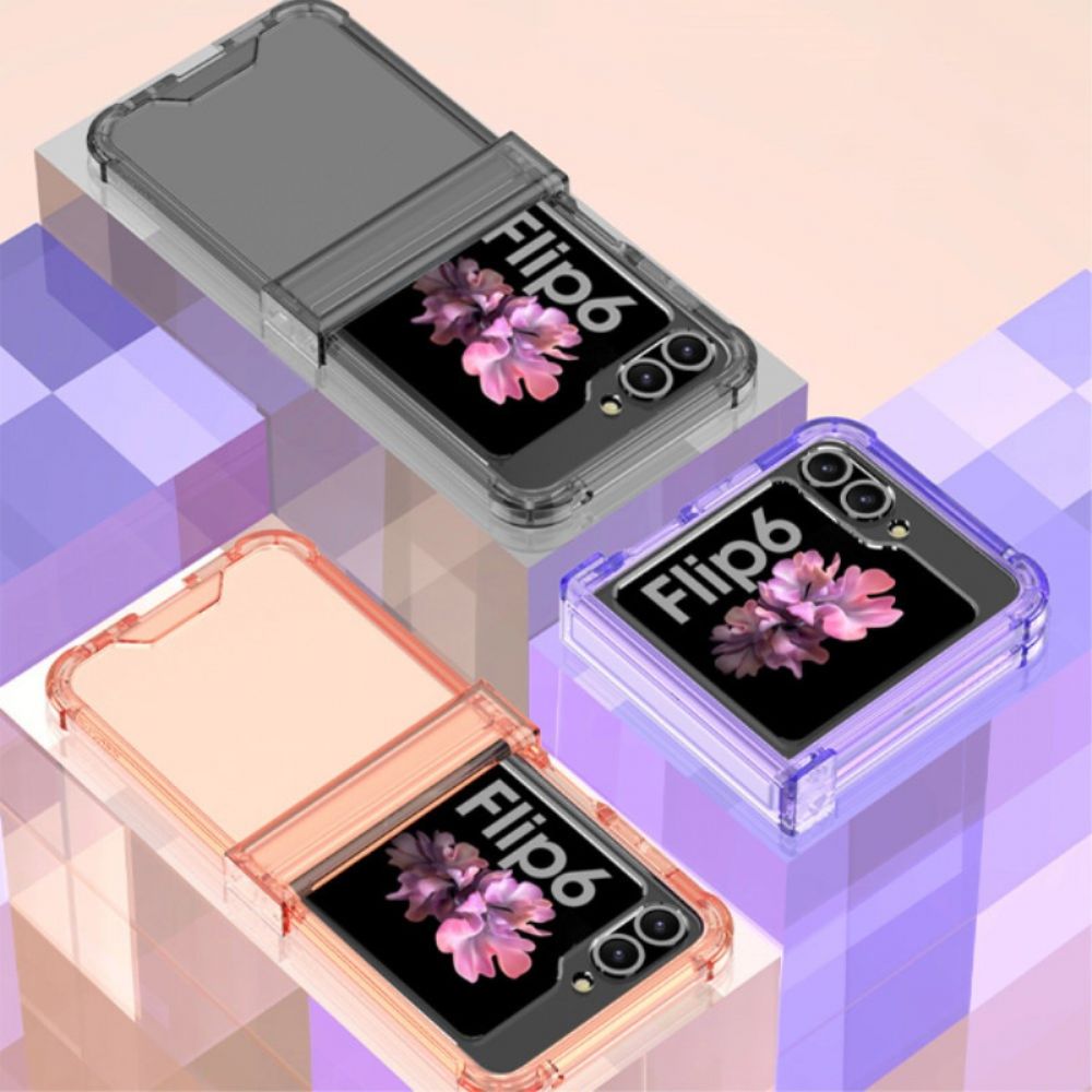 Cover Hoesje Samsung Galaxy Z Flip 7 Fe Telefoonhoesje Gkk-scharnier En Luchtkussen