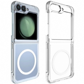 Cover Hoesje Samsung Galaxy Z Flip 7 Fe Telefoonhoesje Magnetisch Transparant