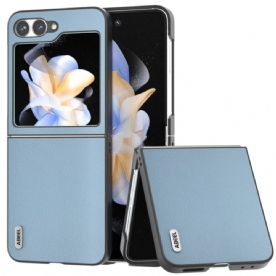 Cover Hoesje Samsung Galaxy Z Flip 7 Fe Telefoonhoesje Subtiel Leer