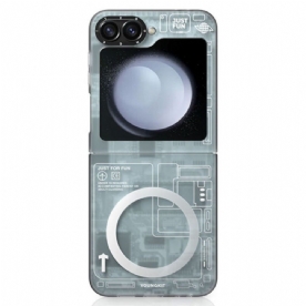 Cover Hoesje Samsung Galaxy Z Flip 7 Fe Telefoonhoesje Youngkit Technologie Serie