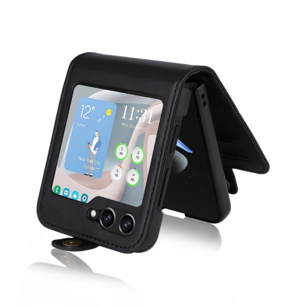 Cover Samsung Galaxy Z Flip 7 Fe Kaarthouder En Sluiting