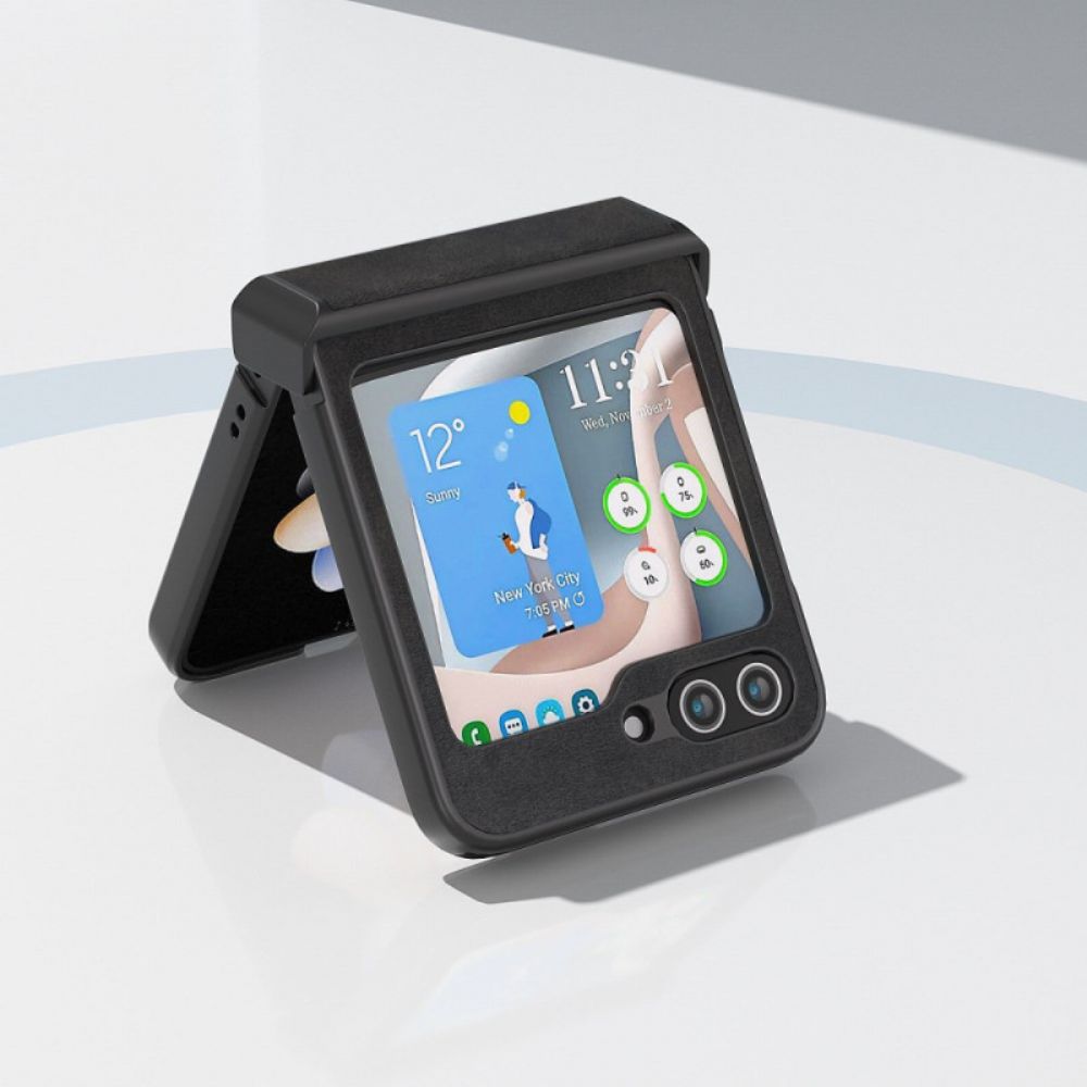 Hoesje Samsung Galaxy Z Flip 7 Fe Abeel Vintage Leren Stijl