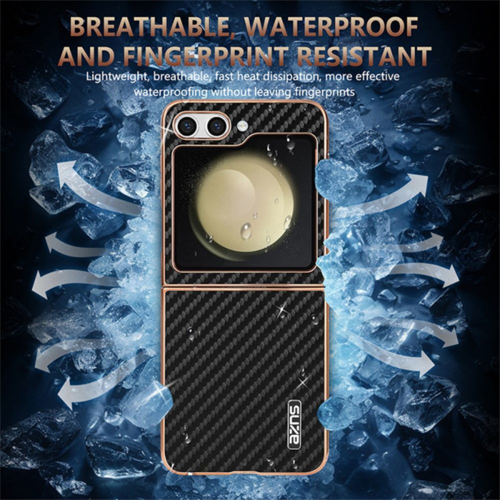 Hoesje Samsung Galaxy Z Flip 7 Fe Azns Koolstofvezel