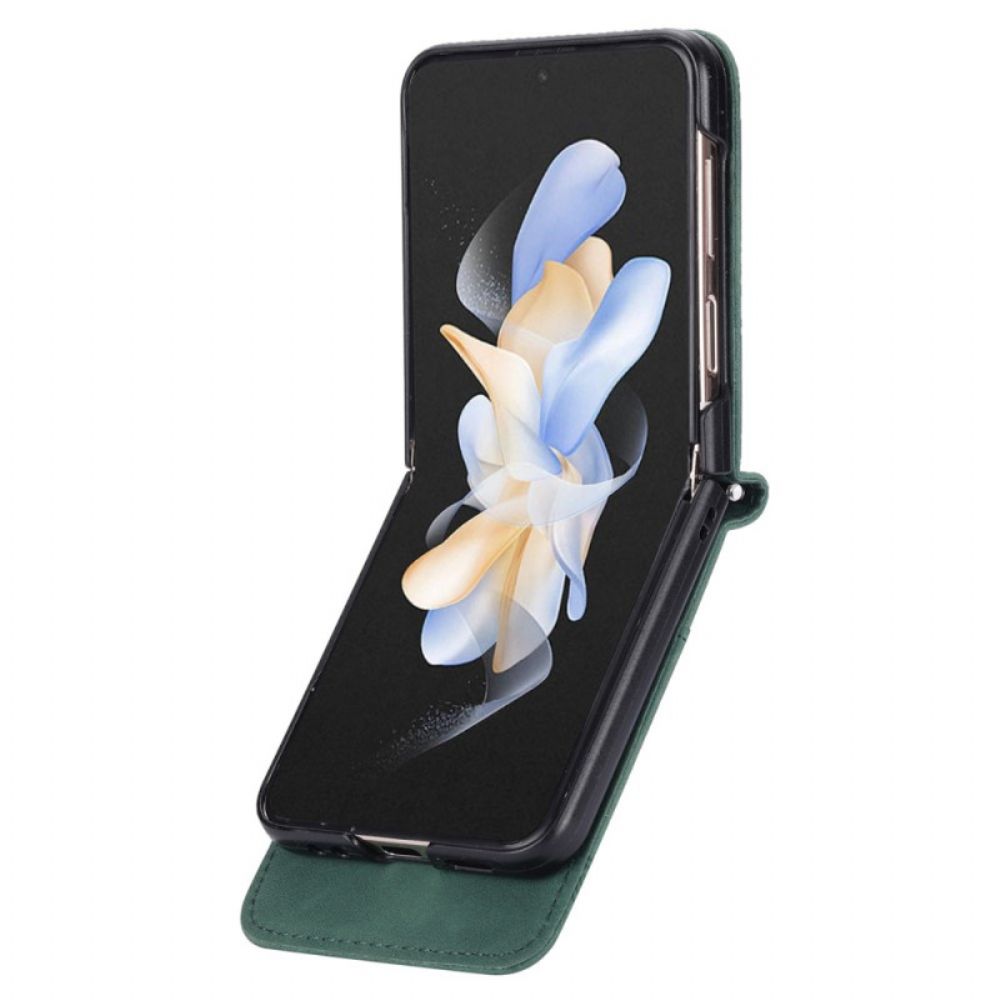 Hoesje Samsung Galaxy Z Flip 7 Fe Dierfeng Kaarthouder Bescherming Hoesje