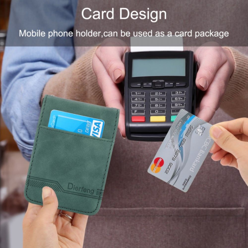 Hoesje Samsung Galaxy Z Flip 7 Fe Dierfeng Kaarthouder Bescherming Hoesje