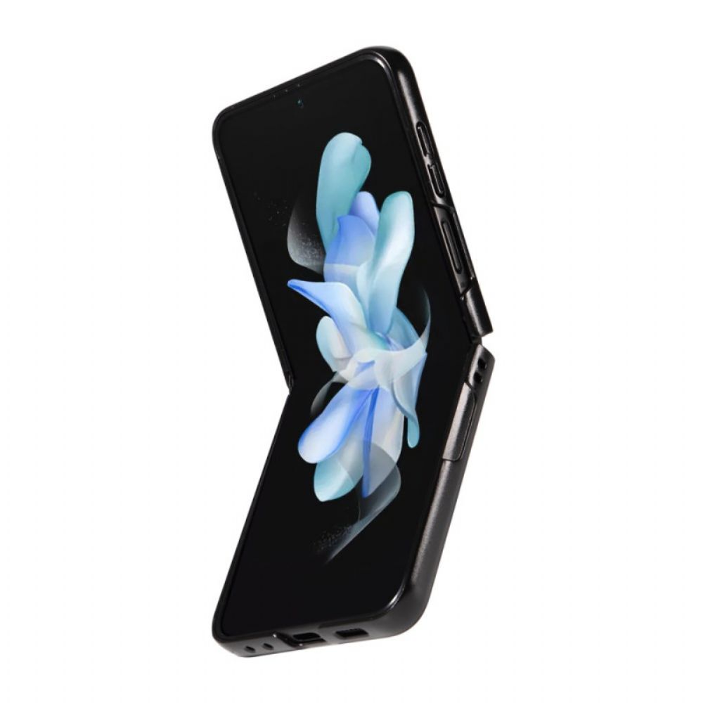 Hoesje Samsung Galaxy Z Flip 7 Fe Discrete Leren Stijl Bescherming Hoesje