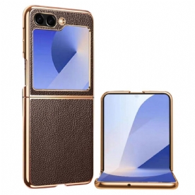 Hoesje Samsung Galaxy Z Flip 7 Fe Echt Leer