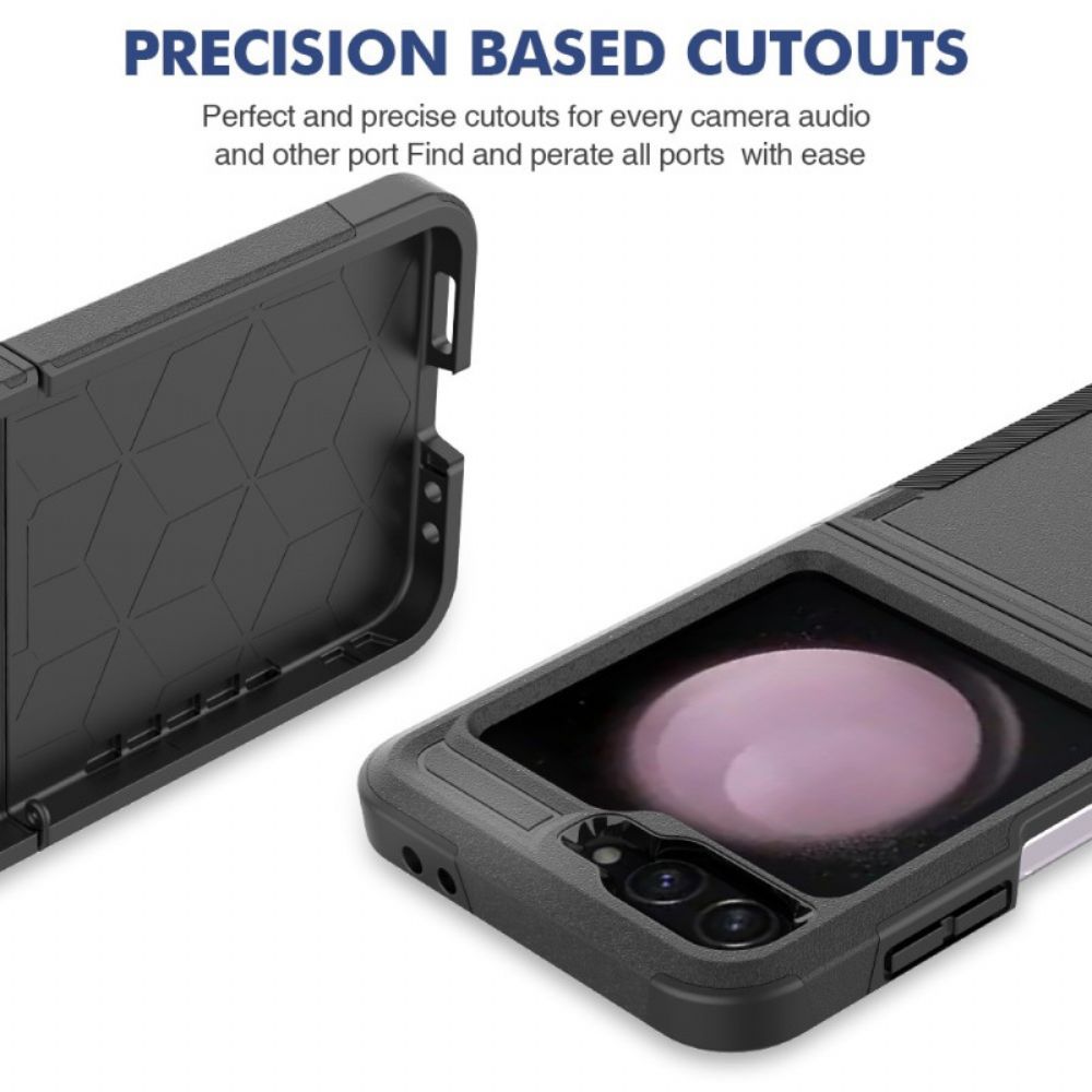 Hoesje Samsung Galaxy Z Flip 7 Fe Effen Versterkt