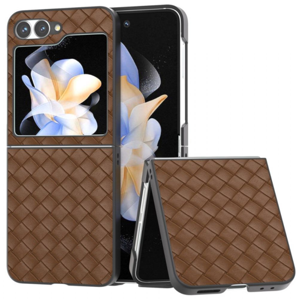 Hoesje Samsung Galaxy Z Flip 7 Fe Geweven Textuur