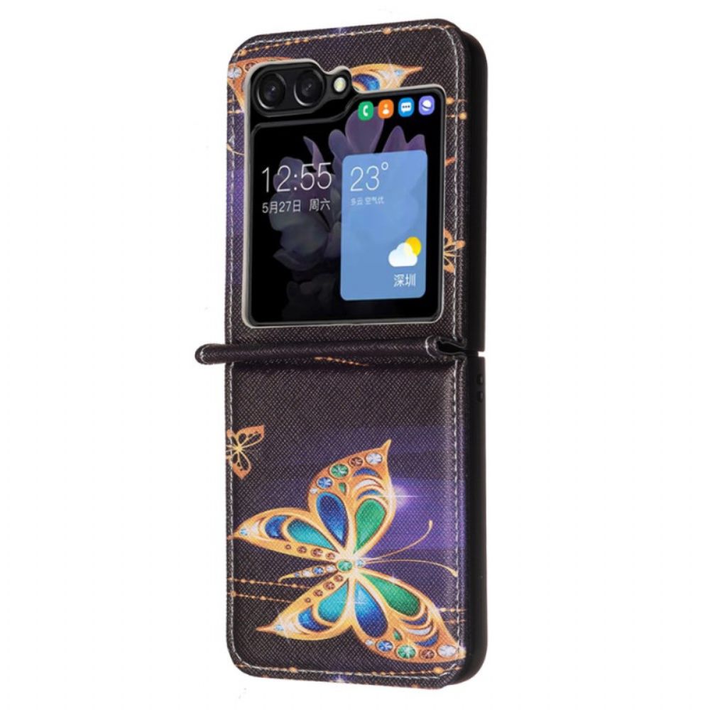 Hoesje Samsung Galaxy Z Flip 7 Fe Juwelen Vlinder