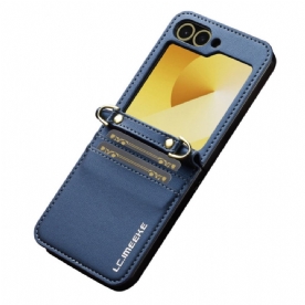 Hoesje Samsung Galaxy Z Flip 7 Fe Kaarthouder En Lange Riem