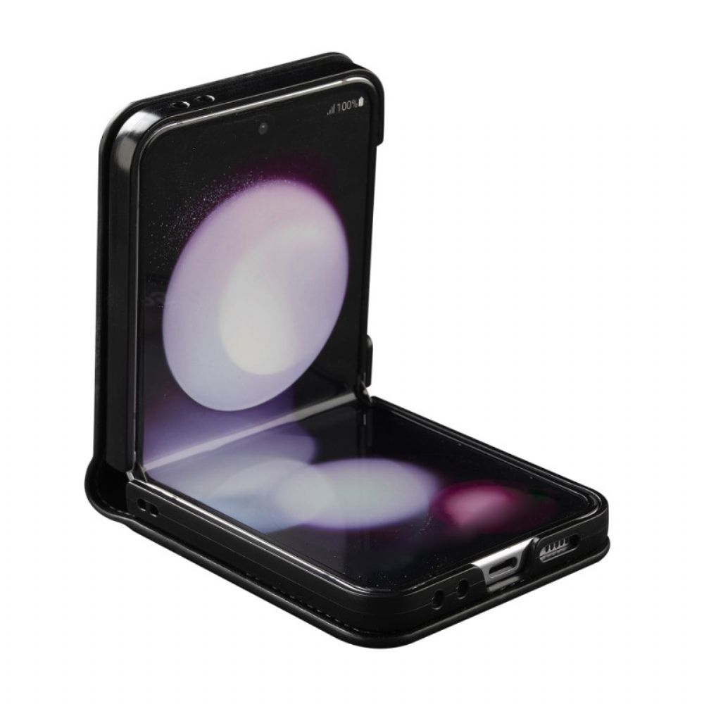 Hoesje Samsung Galaxy Z Flip 7 Fe Kaarthouder En Lange Riem
