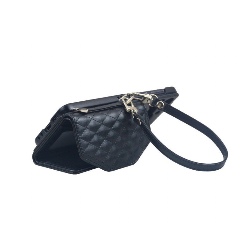 Hoesje Samsung Galaxy Z Flip 7 Fe Kaarthouder En Riem