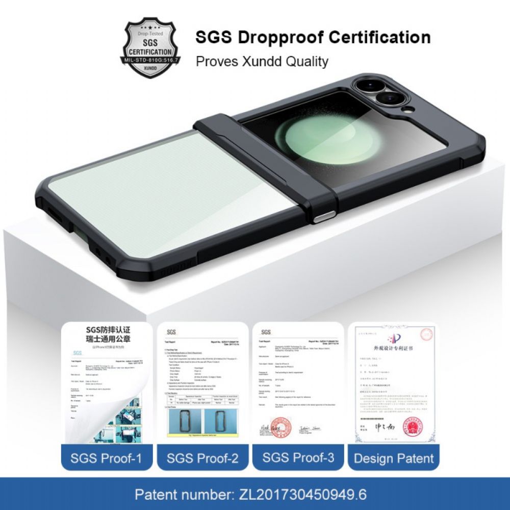 Hoesje Samsung Galaxy Z Flip 7 Fe Kleine Schermbeschermer Voor De Achterkant Xundd