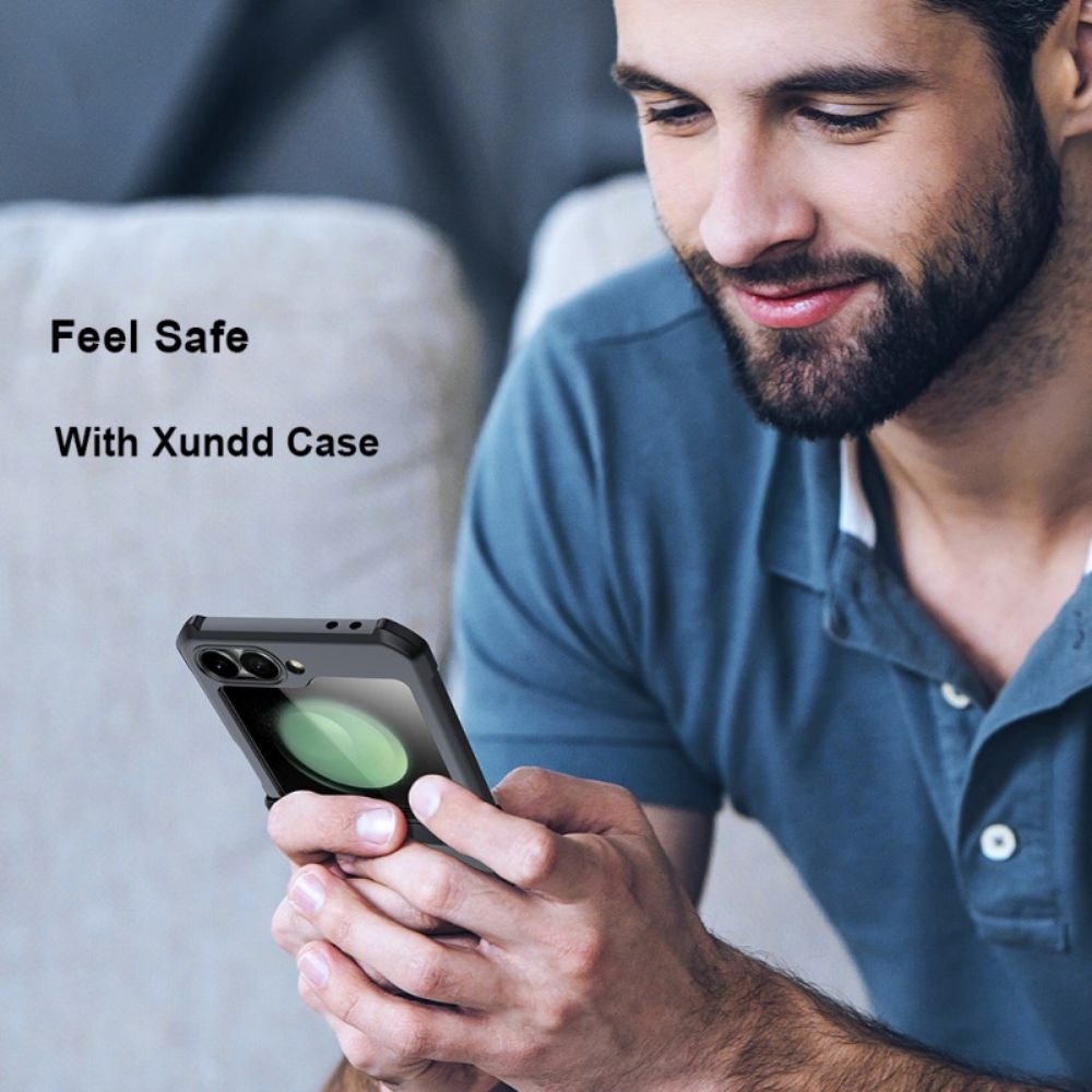 Hoesje Samsung Galaxy Z Flip 7 Fe Kleine Schermbeschermer Voor De Achterkant Xundd