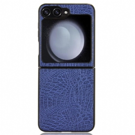 Hoesje Samsung Galaxy Z Flip 7 Fe Krokodillenleerstructuur