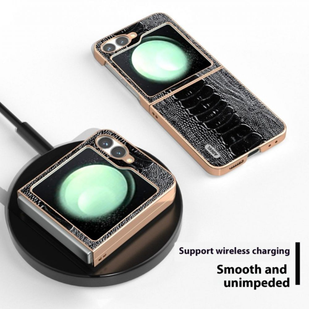 Hoesje Samsung Galaxy Z Flip 7 Fe Krokodillenstijl