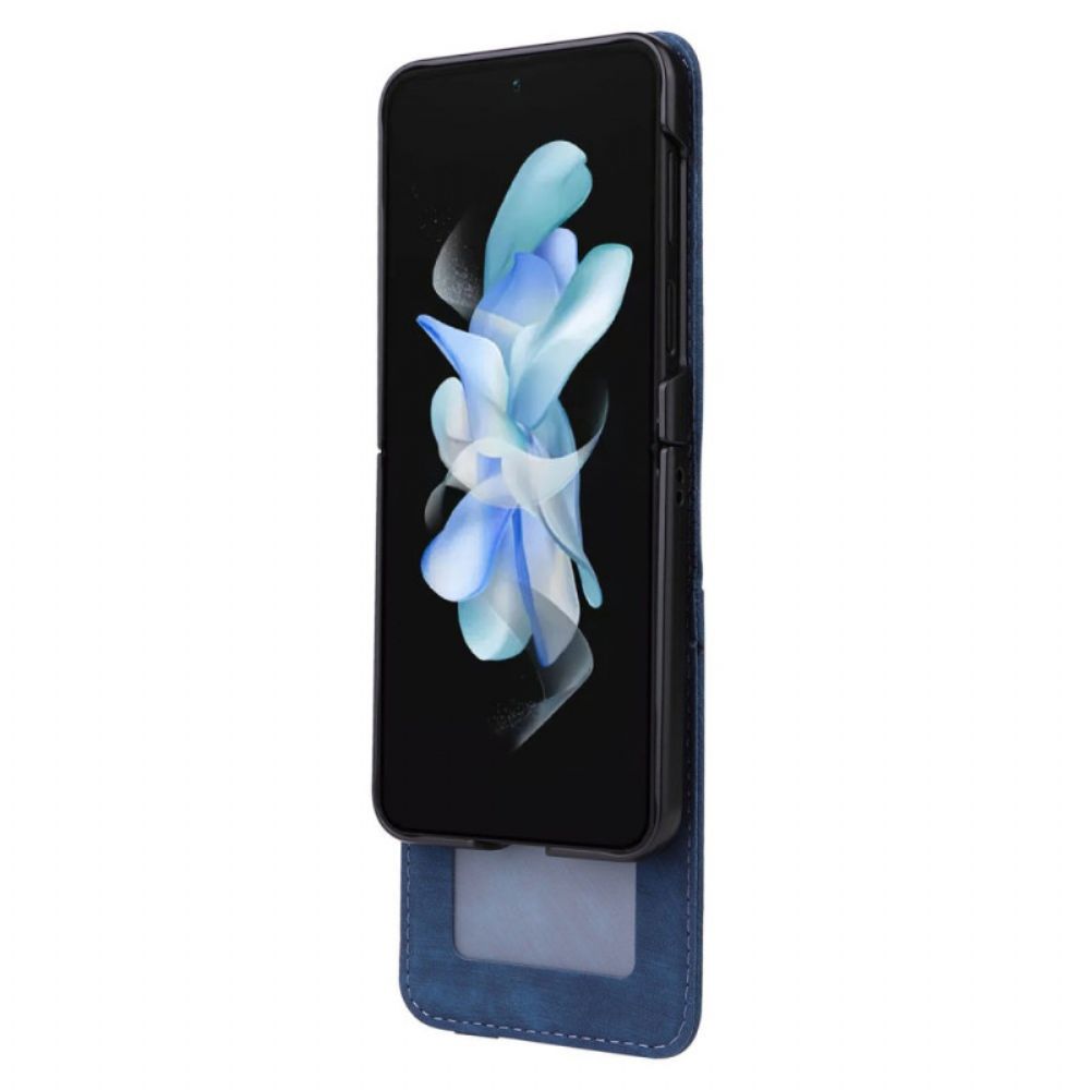 Hoesje Samsung Galaxy Z Flip 7 Fe Lederlook Kaart Houder