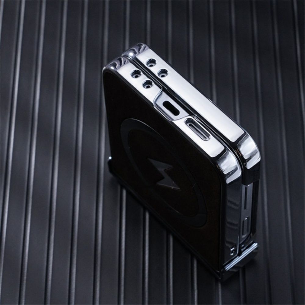 Hoesje Samsung Galaxy Z Flip 7 Fe Magsafe-compatibel Lederlook Bescherming Hoesje