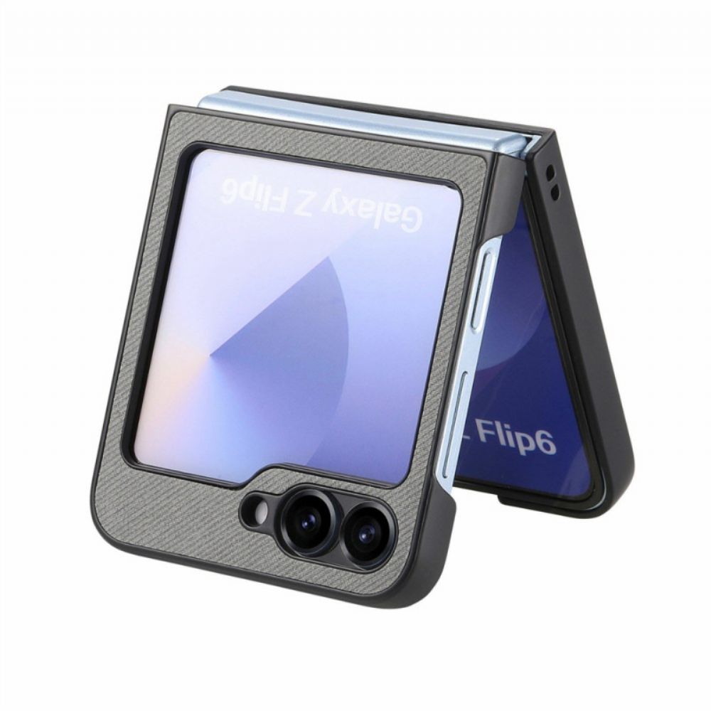 Hoesje Samsung Galaxy Z Flip 7 Fe Magsafe-compatibel Met Denimtextuur