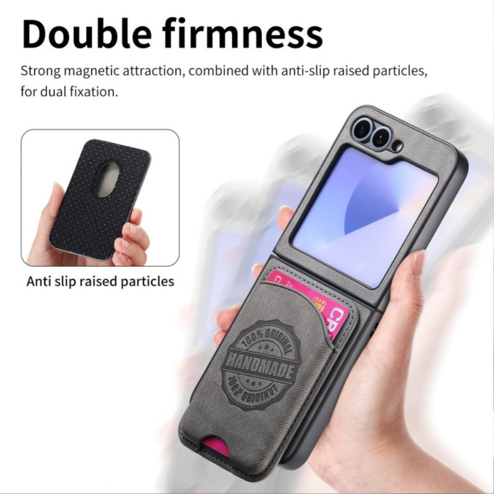 Hoesje Samsung Galaxy Z Flip 7 Fe Magsafe-compatibele Afneembare Kaarthouder