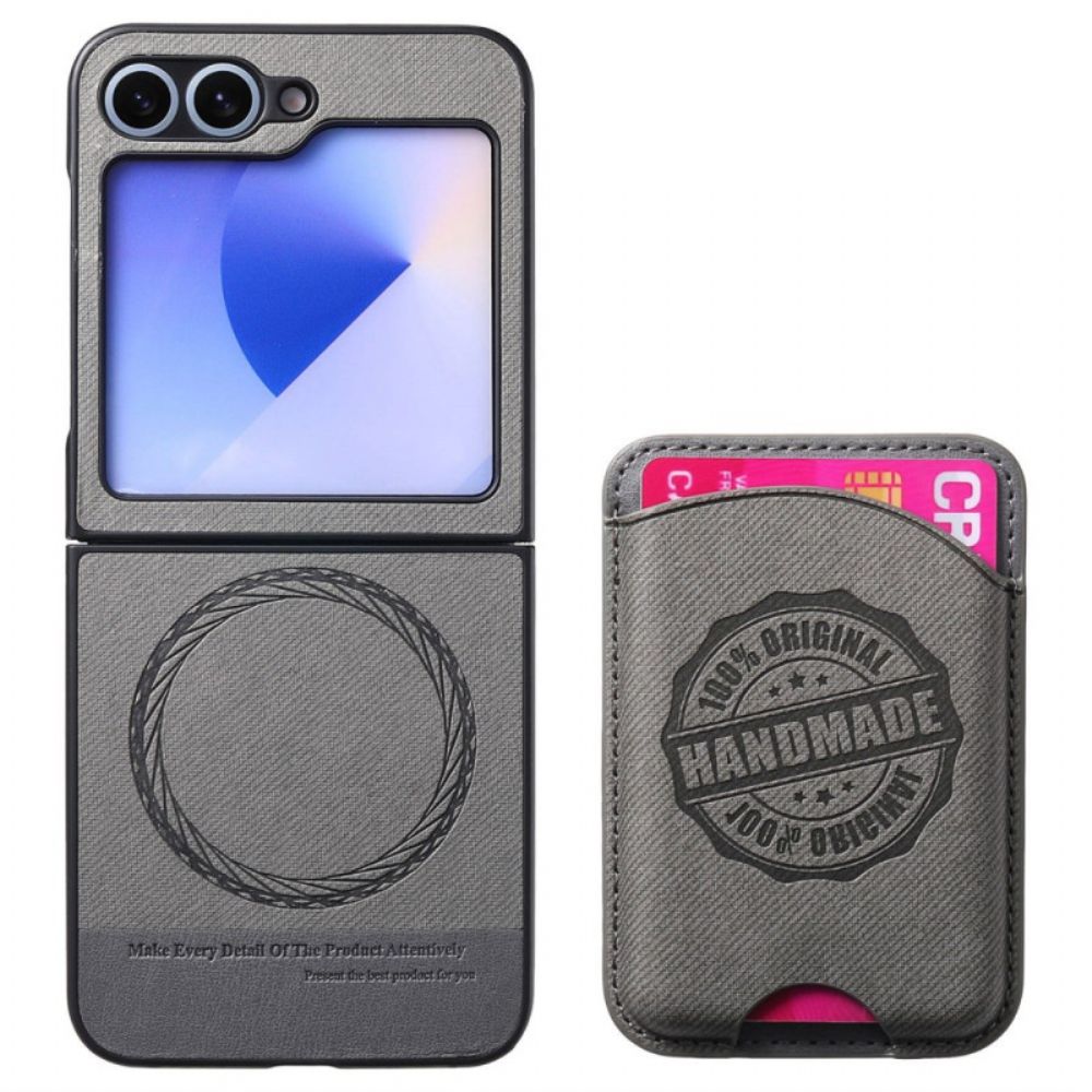 Hoesje Samsung Galaxy Z Flip 7 Fe Magsafe-compatibele Afneembare Kaarthouder