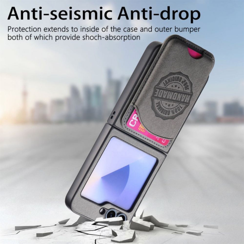 Hoesje Samsung Galaxy Z Flip 7 Fe Magsafe-compatibele Afneembare Kaarthouder