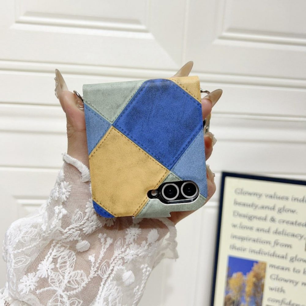 Hoesje Samsung Galaxy Z Flip 7 Fe Retro Met Kattenpootsluiting