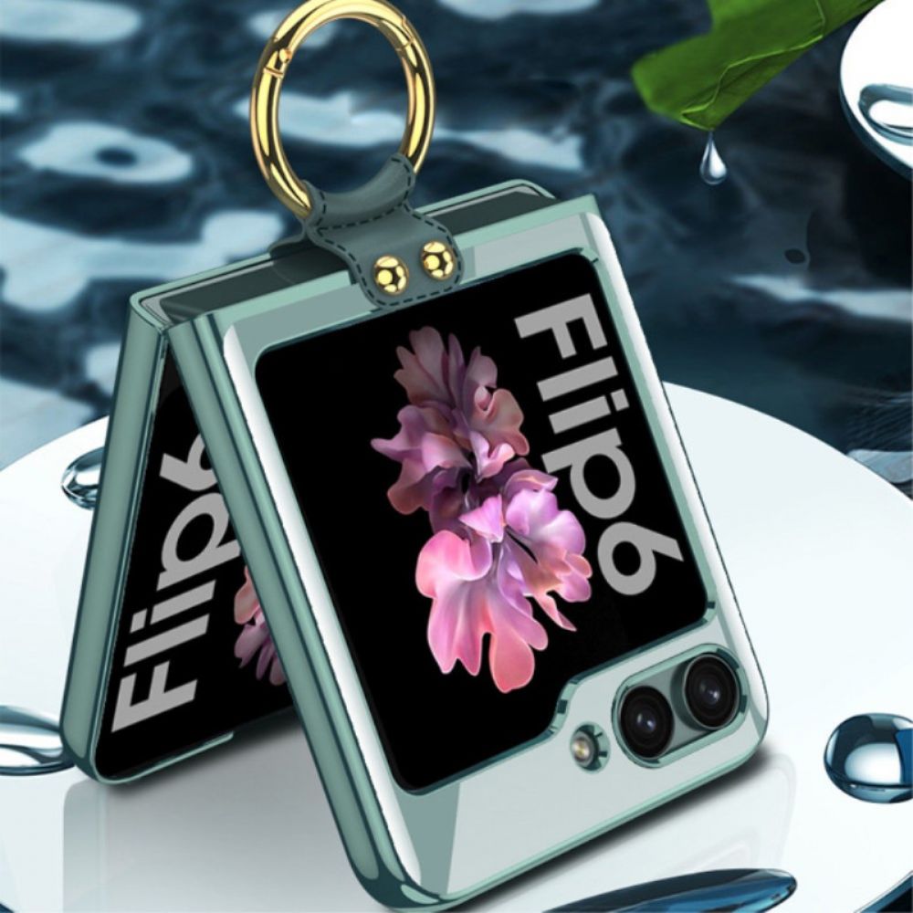 Hoesje Samsung Galaxy Z Flip 7 Fe Ringhouder En Schermbeschermer Bescherming Hoesje