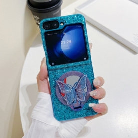 Hoesje Samsung Galaxy Z Flip 7 Fe Strijksteen Vlinderstandaard