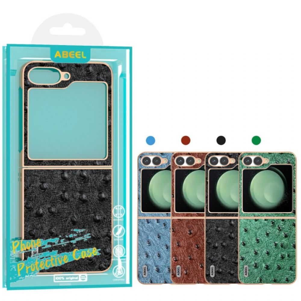 Hoesje Samsung Galaxy Z Flip 7 Fe Struisvogeltextuur