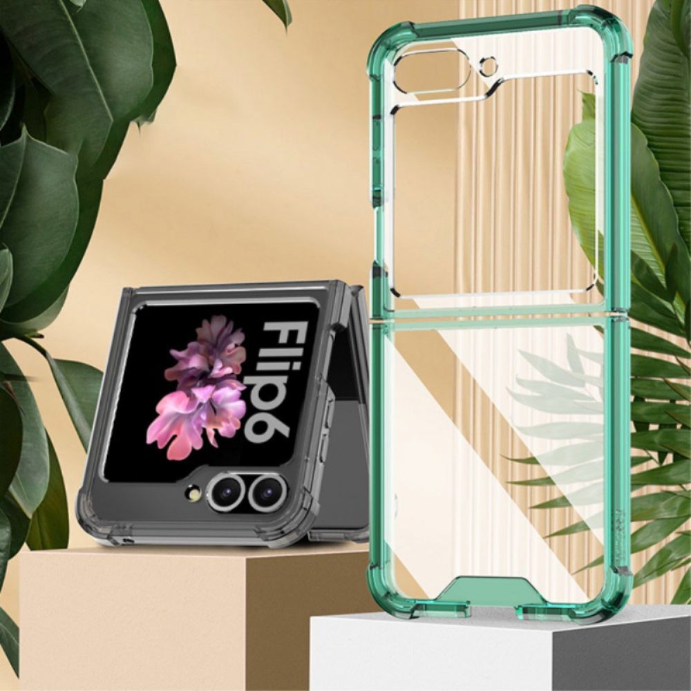 Hoesje Samsung Galaxy Z Flip 7 Fe Transparante Gkk-sluiting