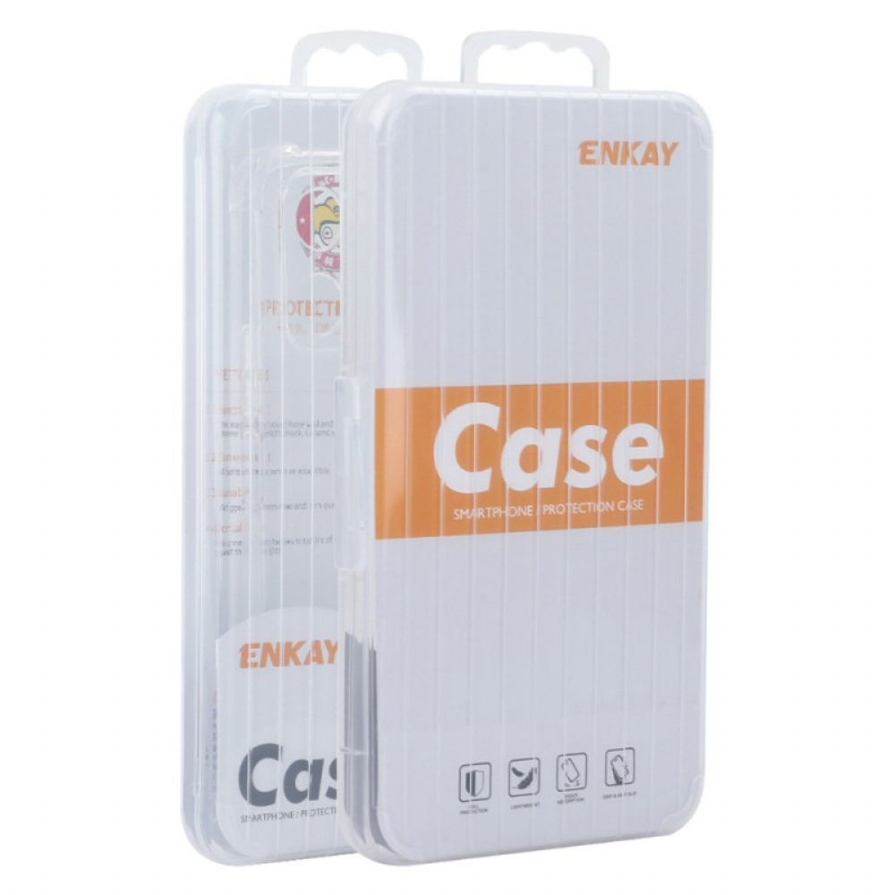 Hoesje Samsung Galaxy Z Flip 7 Fe Transparante Versterkte Hoeken Enkay