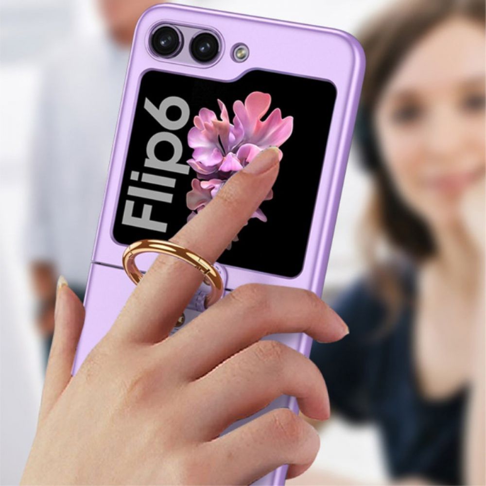 Hoesje Samsung Galaxy Z Flip 7 Fe Ultradun & Gkk-ring Bescherming Hoesje