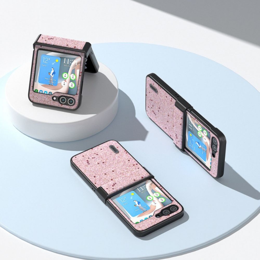 Hoesje Voor Samsung Galaxy Z Flip 7 Fe Abeel Glinsterend Oppervlak