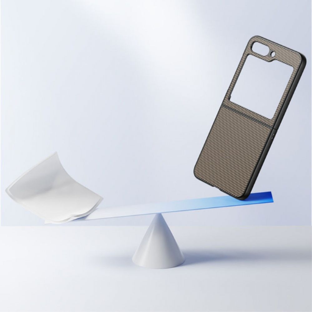 Hoesje Voor Samsung Galaxy Z Flip 7 Fe Koolstofvezelafwerking